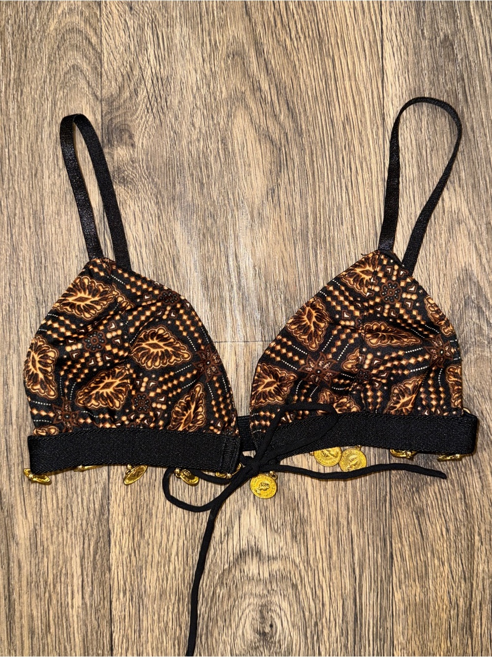Her Pony The Label Brown Espresso Bralette Top